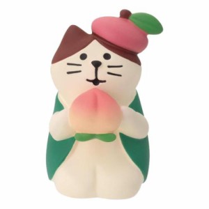 マスコット ｃｏｎｃｏｍｂｒｅ 桃まるかじり猫 かわいい プレゼント グッズ