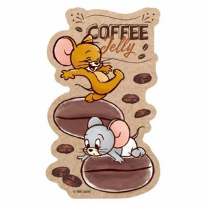 トムとジェリー ビッグシール クラフトステッカー TIME FOR COFFEE B ワーナーブラザース キャラクター グッズ メール便可