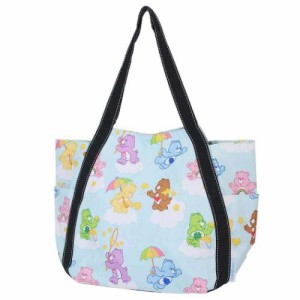 ケアベア トートバッグ バルーントートバッグ サックス CareBears キャラクター グッズ