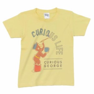 おさるのジョージ 子供用Tシャツ キッズT-SHIRTS おえかき キッズ120 絵本キャラクター グッズ メール便可