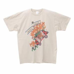 くまのがっこう Tシャツ T-SHIRTS くるま Lサイズ 絵本キャラクター グッズ メール便可