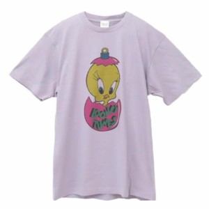 ルーニーテューンズ Tシャツ T-SHIRTS たまご Lサイズ XLサイズ LOONEY TUNES キャラクター グッズ メール便可