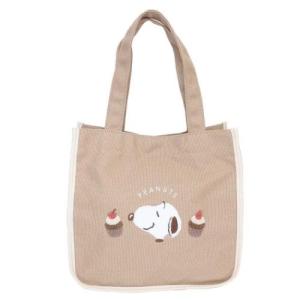 スヌーピー トートバッグ サガラトート カップケーキ ピーナッツ キャラクター グッズ メール便可