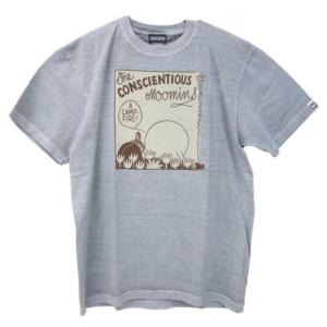 ムーミン Tシャツ ピグメント染めT-SHIRTS ムーミン＆リトルミイ