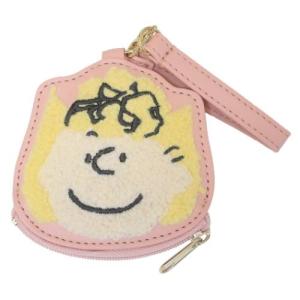 スヌーピー ミニポーチ おかおサガラミニポーチ サリー ピーナッツ キャラクター グッズ メール便可