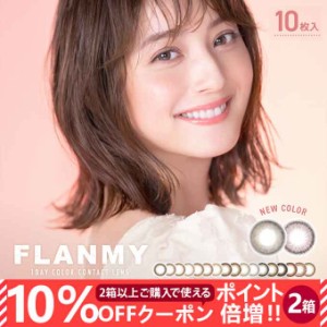 【10％OFFクーポン配布中!】カラコン 1day フランミー ワンデー 2箱20枚(10枚入×2)度なし 度あり カラーコンタクトレンズ 14.2mm 14.5mm