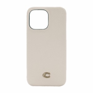 COACH CIPH-133-CPQIV Coach Slim Wrap Ivory C Plaque［iPhone 14 Pro Max用］