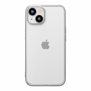 PGA PG-23ATP05SV メタリックフレーム クリアケース シルバー（iPhone 15用）