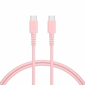 MOTTERU MOT-SLCC100-PK USB-C to C 急速充電 データ転送対応 100cm シェルピンク