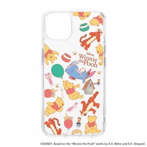 PGA PG-D23APT12POO クリアハイブリッドケース(Disney) くまのプーさん（iPhone 15用）