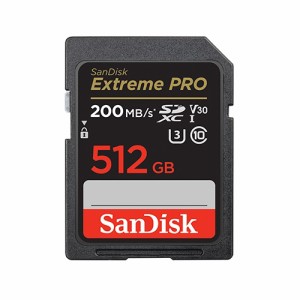 サンディスク Extreme PRO SDXC UHS-Iカード 512GB SDSDXXD-512G-JNJIP《納期約１ヶ月》