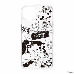 PGA PG-D23CPT02MKY クリアハイブリッドケース(Disney) ミッキーマウス（iPhone 15 Plus用）