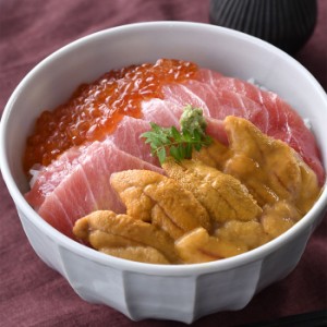 大トロ海鮮セット（本マグロ大トロ、ウニ、イクラ） 鮪 うに いくら 海鮮丼 刺身 無添加 年末年始 中元 歳暮 ギフト aiko*さんおススメ