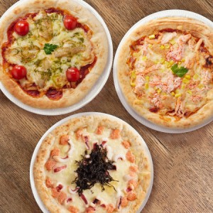 海鮮ピザ3種セット 山陰ピザ工房 PIZZA TORETATI のどぐろ 紅ずわいがに カニ 蟹 コーン トマト するめいか イカ 明太子