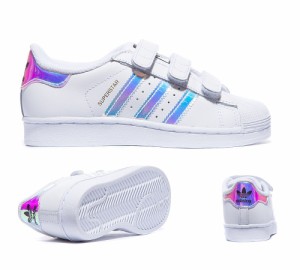 adidas superstar slip on kids silver