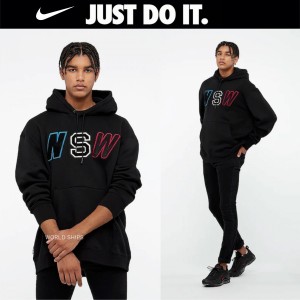 NIKE - 【ボロパーカー、ビッグ刺繍ロゴ】NIKE古着スウェット常田