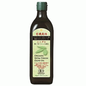 オリーブオイル エキストラバージンオリーブオイル 日本オリーブ オーガニック スペイン 有機栽培 シングル 450g オリーブマノン