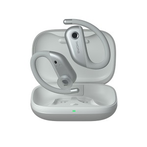 (耳を塞がないイヤホン) 1MORE　S50 Open sports earphone シルバー ワイヤレスイヤホン Bluetooth ブルートゥース 防水 スポーツ ワンモ
