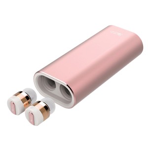 (お取り寄せ 納期:1〜2週間程度) イヤホン Beat-in ビートイン Power Bank ローズゴールド Bluetooth ブルートゥース 完全独立型 ワイヤ