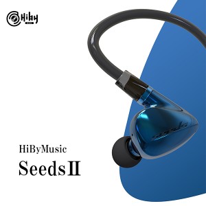 (お取り寄せ) イヤホン HiByMusic ハイビー SeedsII Blue カナル型 有線