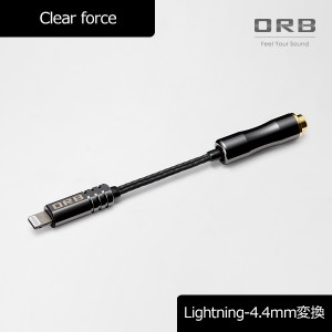 (お取り寄せ) 変換ケーブル ORB Clear force Lightning-4.4φ (Lightning-4.4mm変換ケーブル)