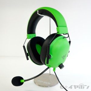 ゲーミングヘッドセット Razer レイザー BlackShark V2 X Green eスポーツ 軽量