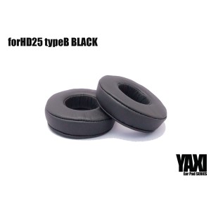 イヤーパッド YAXI ヤクシー forHD25 TypeB BLACK SENNHEISER(ゼンハイザー) HD25などに使える交換イヤーパッド