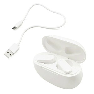 (ワイヤレスイヤホン) air-J　EggPodsEggPods ホワイト Bluetooth 5.3 防水 カナル型 iPhone android イヤホン ワイヤレス (16時までのご