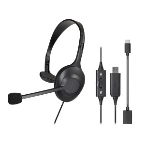 ヘッドセット audio-technica オーディオテクニカ ATH-101USB リモートワーク 片耳