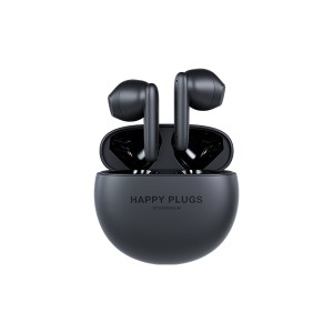 (4月26日発売予定) Happy Plugs  JOY LITE BLACK ワイヤレスイヤホン カナル型 マイク 内蔵 通話 Bluetooth ブルートゥース ハッピープラ