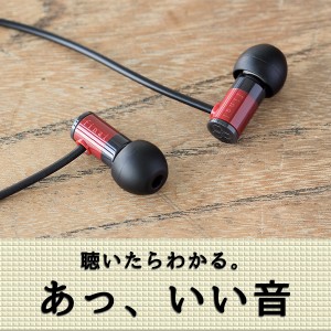 高音質 カナル型 イヤホン final ファイナル E1000 RED 【FI-E1DPALRE】 有線 イヤフォン