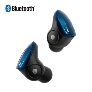 【お取り寄せ】Bluetooth ワイヤレスイヤホン radius ラディウス HP-NX500BTB ブルー 左右分離型 完全ワイヤレスイヤホン 高音質 カナル