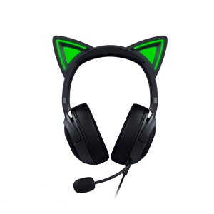 (ゲーミングヘッドセット) Razer Kraken Kitty V2 Black 猫耳 ゲーム用 ヘッドホン ゲーミング ヘッドセット マイク付き レイザー (RZ04-