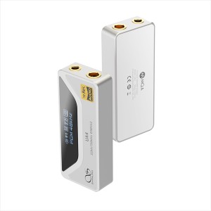 SHANLING　UA4 シルバー ヘッドホンアンプ USB DAC アンプ 3.5mm 4.4mm バランス接続可能 ディスプレイ搭載 シャンリン (送料無料)