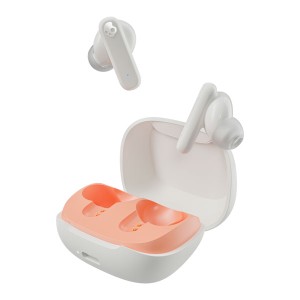 Skullcandy SMOKIN BUDS True Wireless Earbuds WHITE ORANGE ワイヤレスイヤホン カナル型 マイク付き 通話 Bluetooth スカルキャンディ