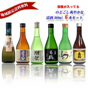 広島・山口 地酒 飲みくらべセット 300ml 6本セット（獺祭も入ってます）送料無料 父の日 お中元 プレゼント 御祝 内祝 誕生日