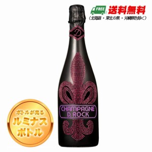 （ボトルが光る）D.ROCK ディーロック ロゼ ルミナスボトル 750ml（DROCK）