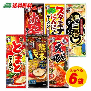 五木食品 選べる6袋 棒ラーメン（乾めん）インスタントラーメン メール便 代引・配達日時指定不可