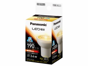 パナソニック　LED電球 3.4W（電球色相当） E11口金　【品番：LDR3LWE11】