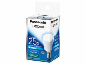 パナソニック　LED電球 2.9W（昼光色相当） E17口金　【品番：LDA3DHE17EW】
