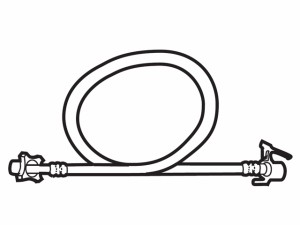 パナソニック　給水（圧力）ホース（80cm）　【品番：AXW012CA0100】