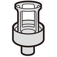 シャープ　掃除機用 筒型フィルター（下）　【品番：2174070028】