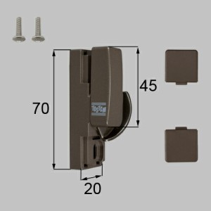 LIXIL（トステム）　クレセント　ブロンズ系　【品番：AAAZC20R】