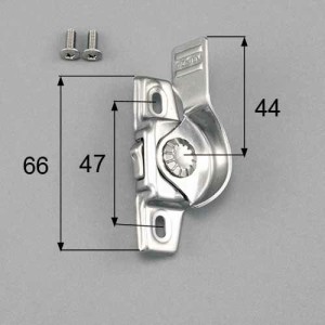 LIXIL（トステム）　サッシ錠（クレセント）　シルバー　【品番：R1Y63】