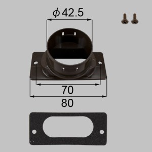 LIXIL（トステム）　雨樋アタッチメント　オータムブラウン　【品番：YTAG520】