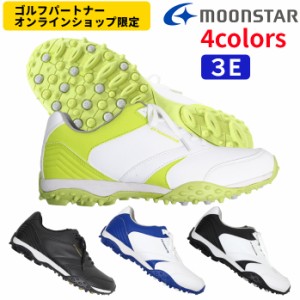 ムーンスター ゴルフ スパイクレス シューズ GL002X 限定 モデル 3E 靴 おしゃれ スニーカー タイプ golf MOONSTAR