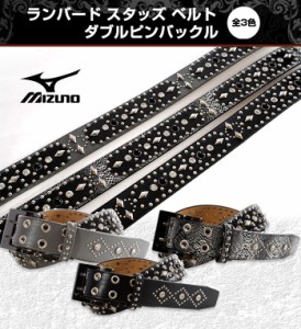 ミズノ ランバード スタッズベルト　ダブルピンバックル　４０ｍｍ　Mizunoゴルフ　全3色【売れ筋】