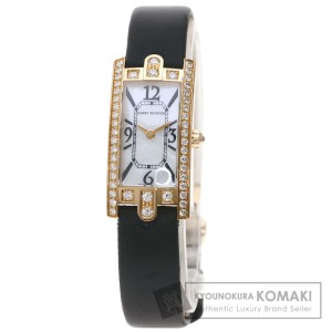 ★箱・保証書付き【HARRY WINSTON】ハリーウィンストン アヴェニュー K18WG レトログラード ダイヤモンド 310UQSRW クォーツ_740972