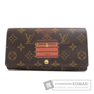 ルイヴィトン LOUIS VUITTON M60415  ポルトフォイユ・サラ トランク  長財布（小銭入れあり） 中古