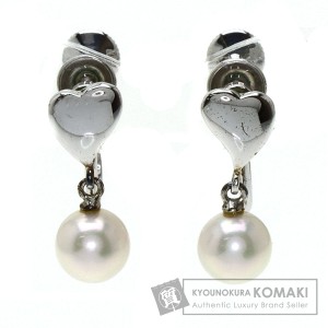 ミキモト MIKIMOTO  アコヤパール 真珠  イヤリング シルバー レディース  中古